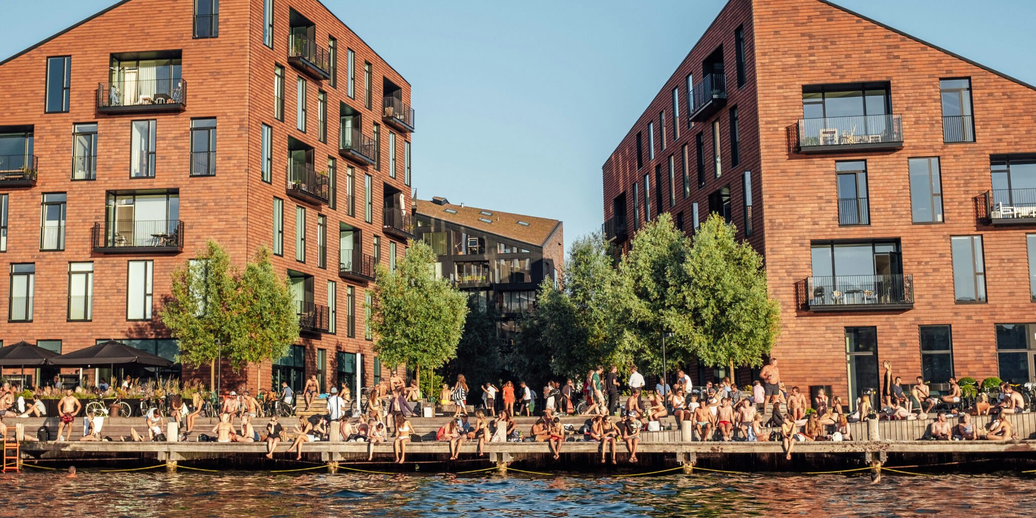 Copenhagen Krøyers Plads Summer Harbour Canals Relax Sights Sunbathe Water Sailing Boat Rental GoBoat