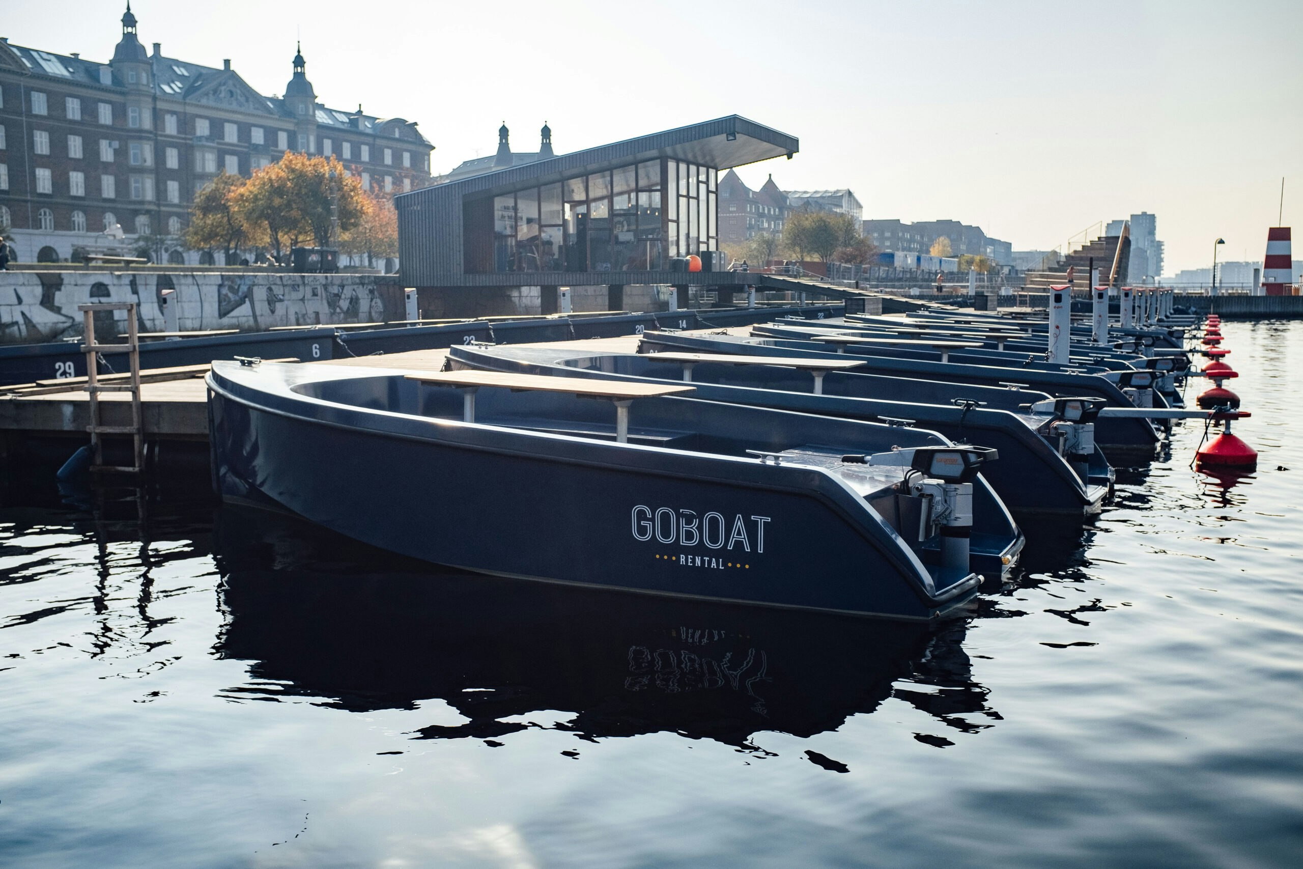 Boat rental at Islands Brygge in Copenhagen GoBoat