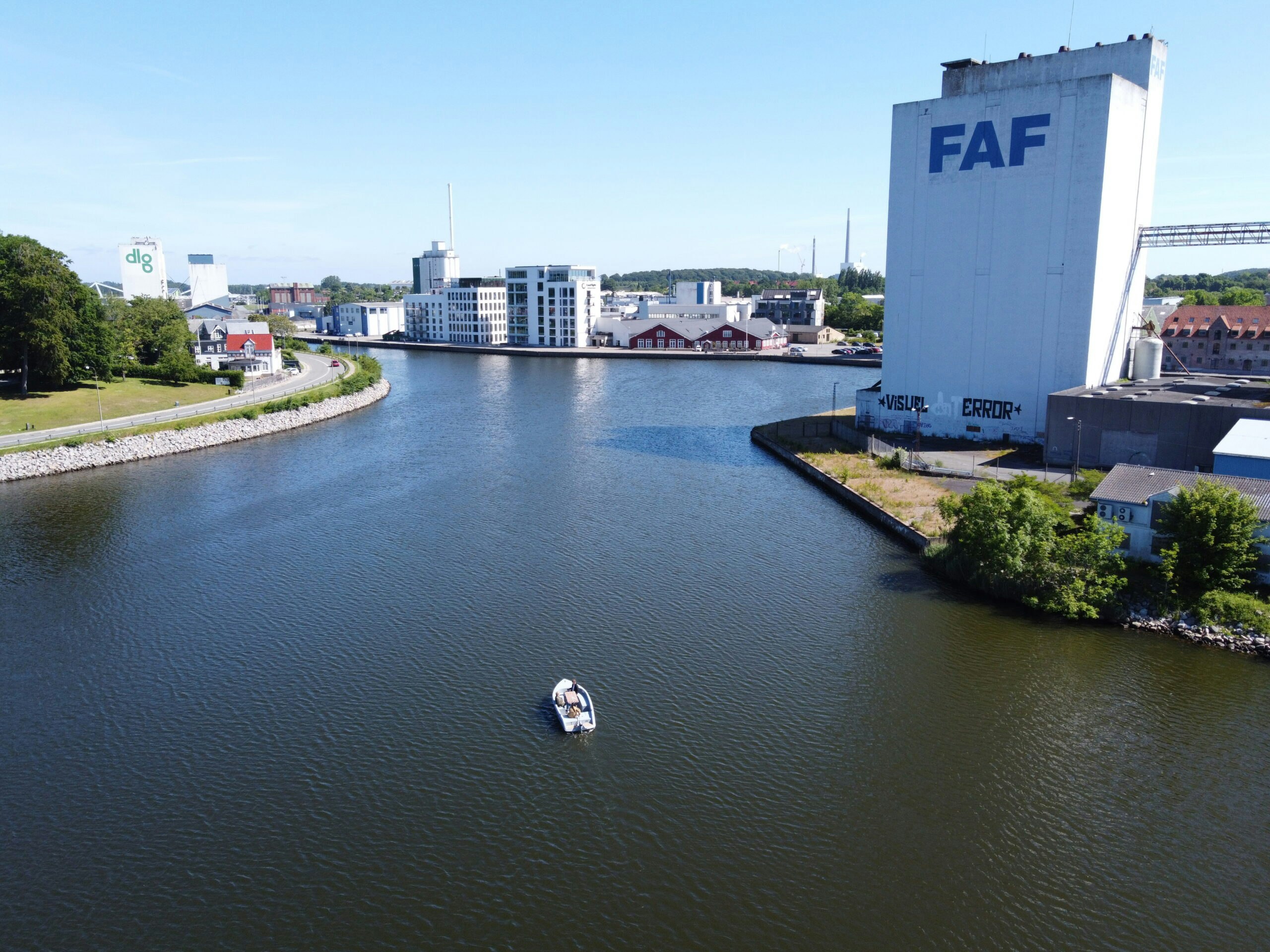 The FAF Building in Odense with a GoBoat