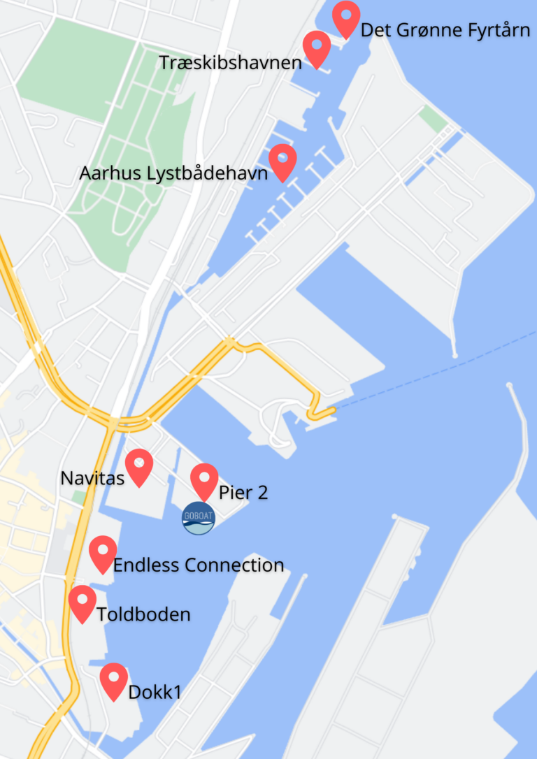 Aarhus Havn Seværdigheder fra en GoBoat